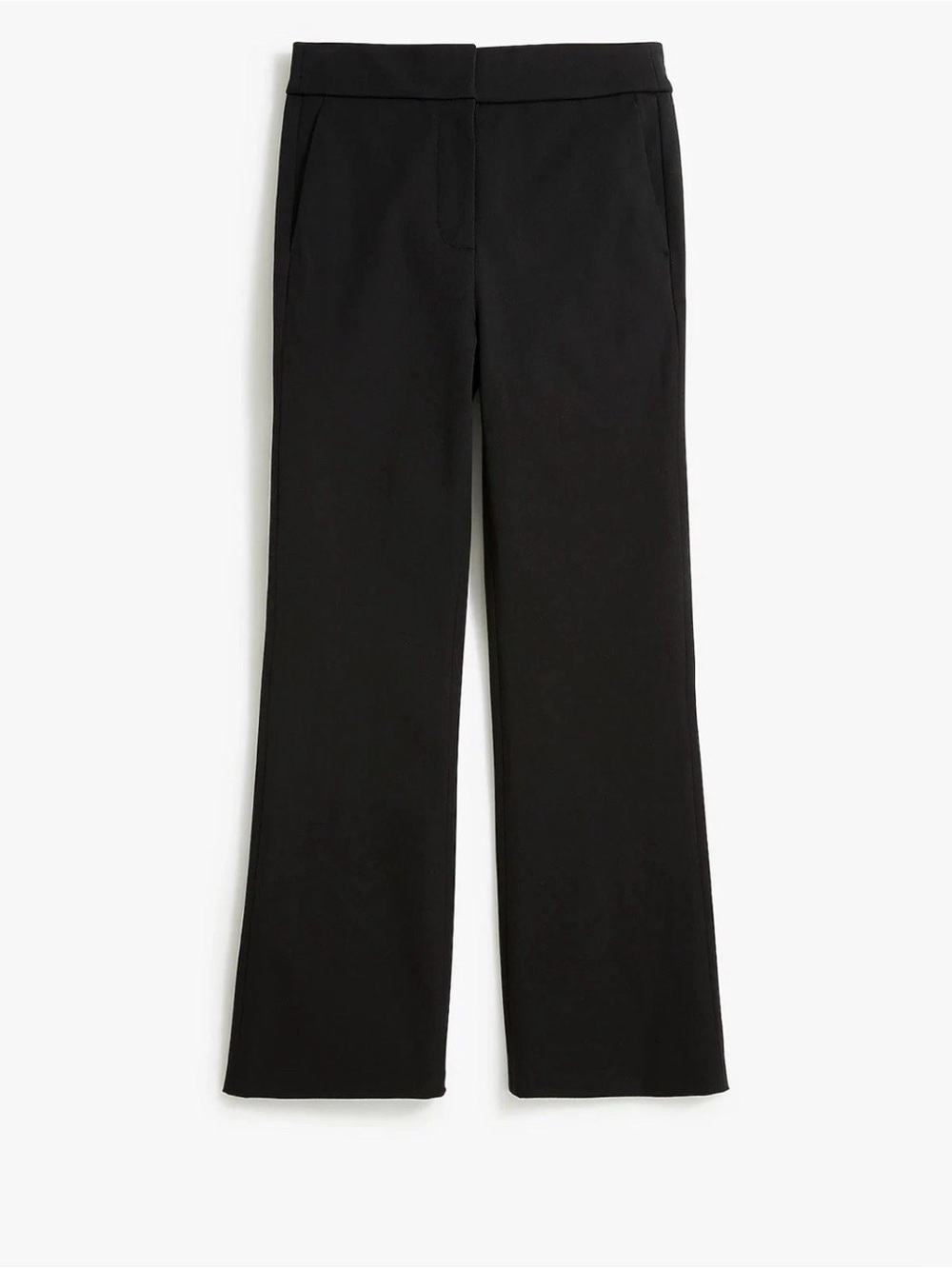 J.Crew Factory Kelsey Flare Pant In Black - Size 14 Great Condition Style BG357